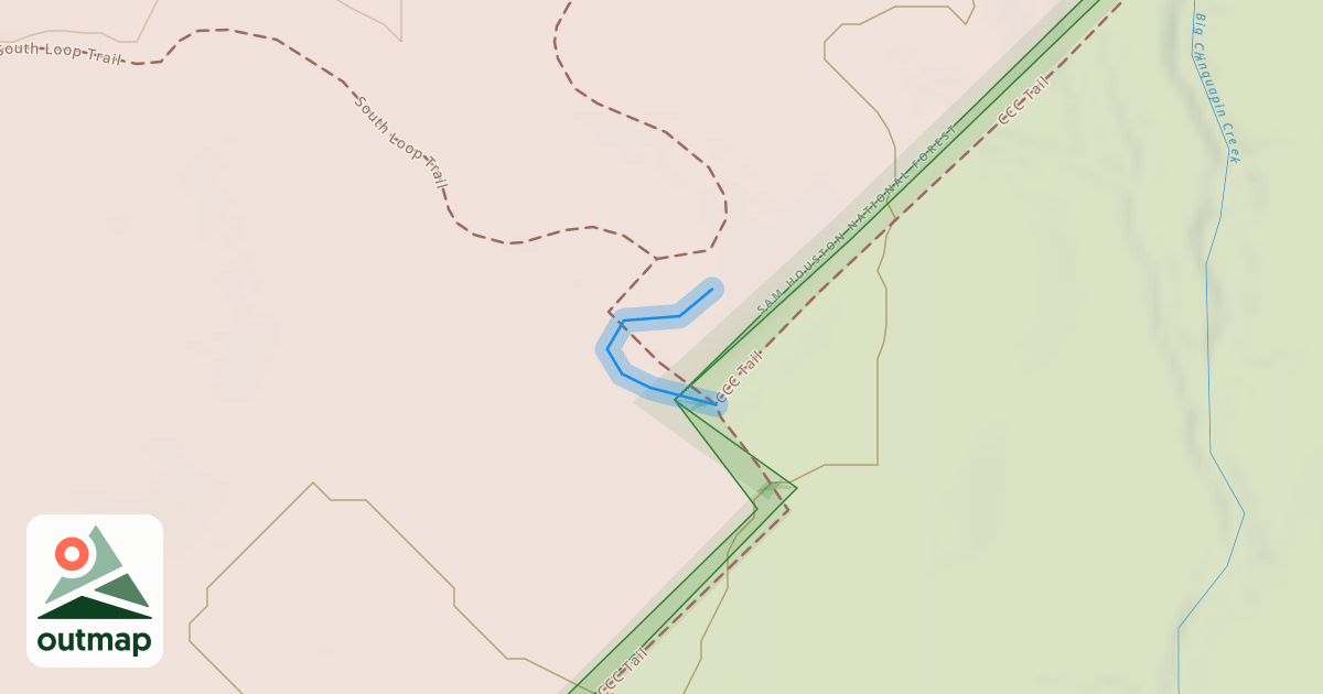 Map of CCC Connector Trail