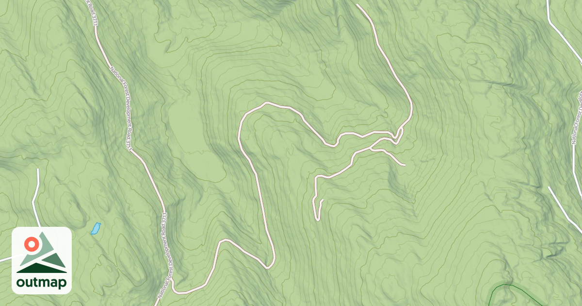Map of BLESSED SLOPE