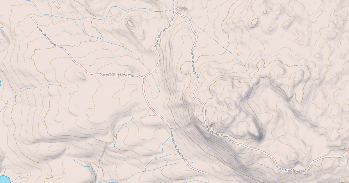 Map preview of STANEY 2054150 ROAD