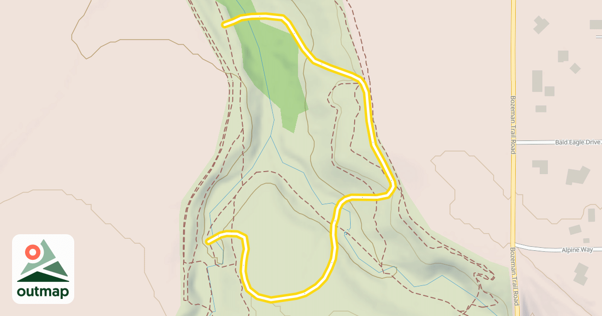 Map of New 1.28km Trail