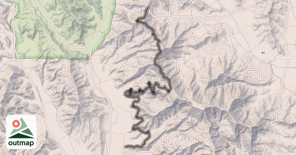 Map of Raven Ridge Trail
