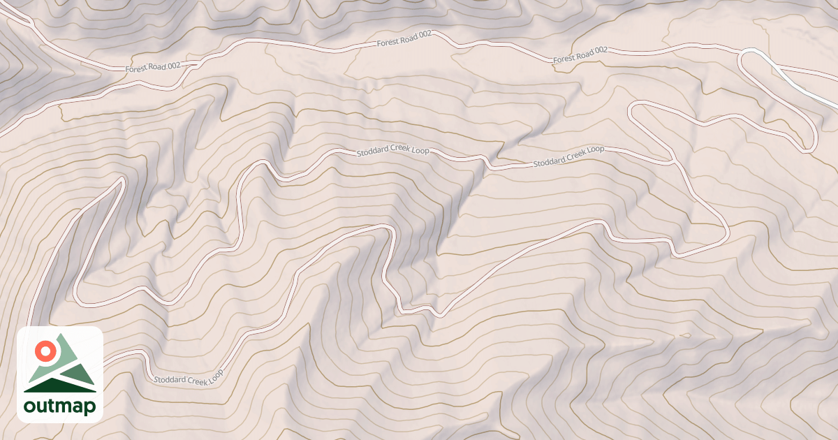 Map of Stoddard Cr Loop