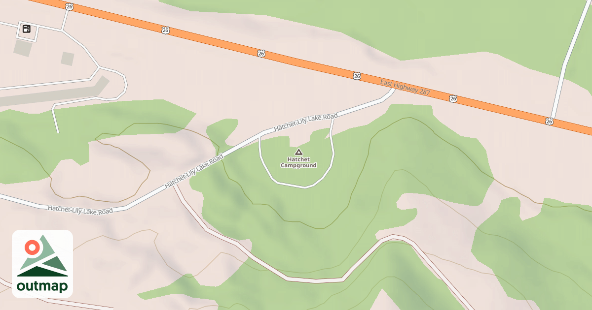 Map of HATCHET CAMPGROUND