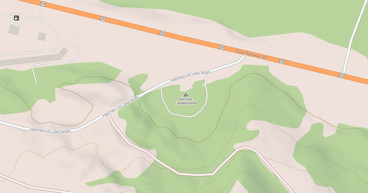 Map preview of HATCHET CAMPGROUND