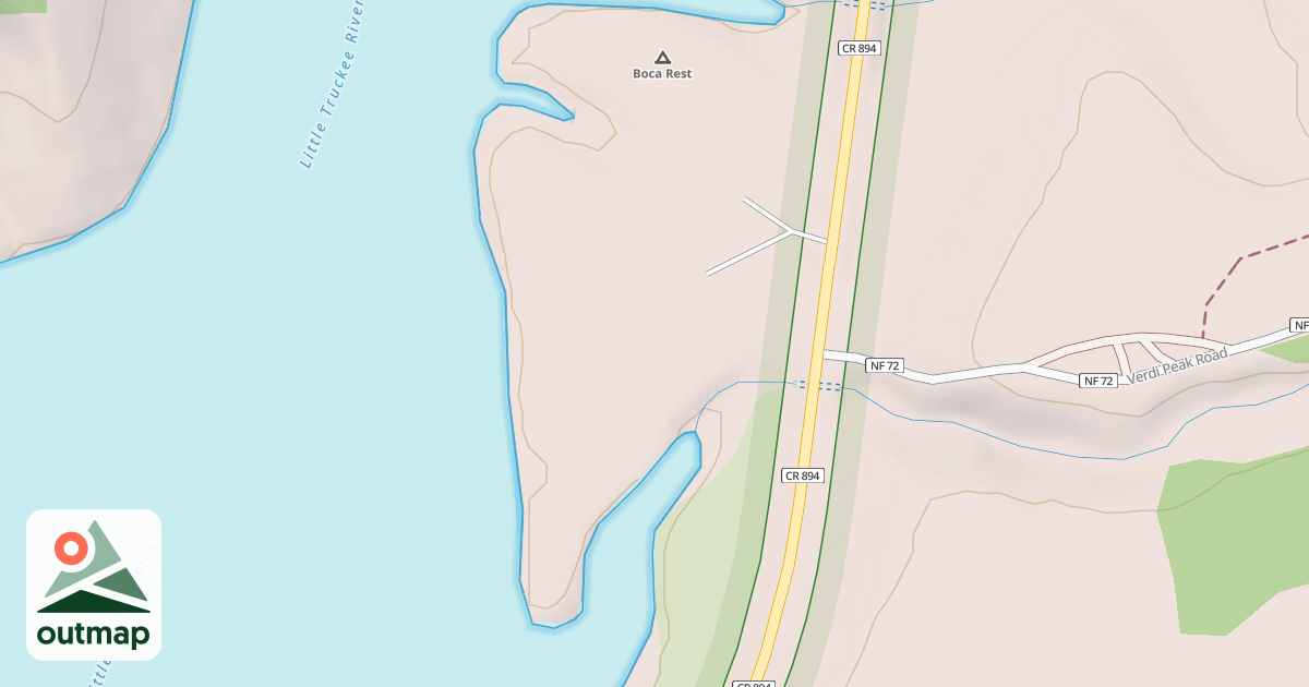 Map of BOCA REST CAMPGROUND