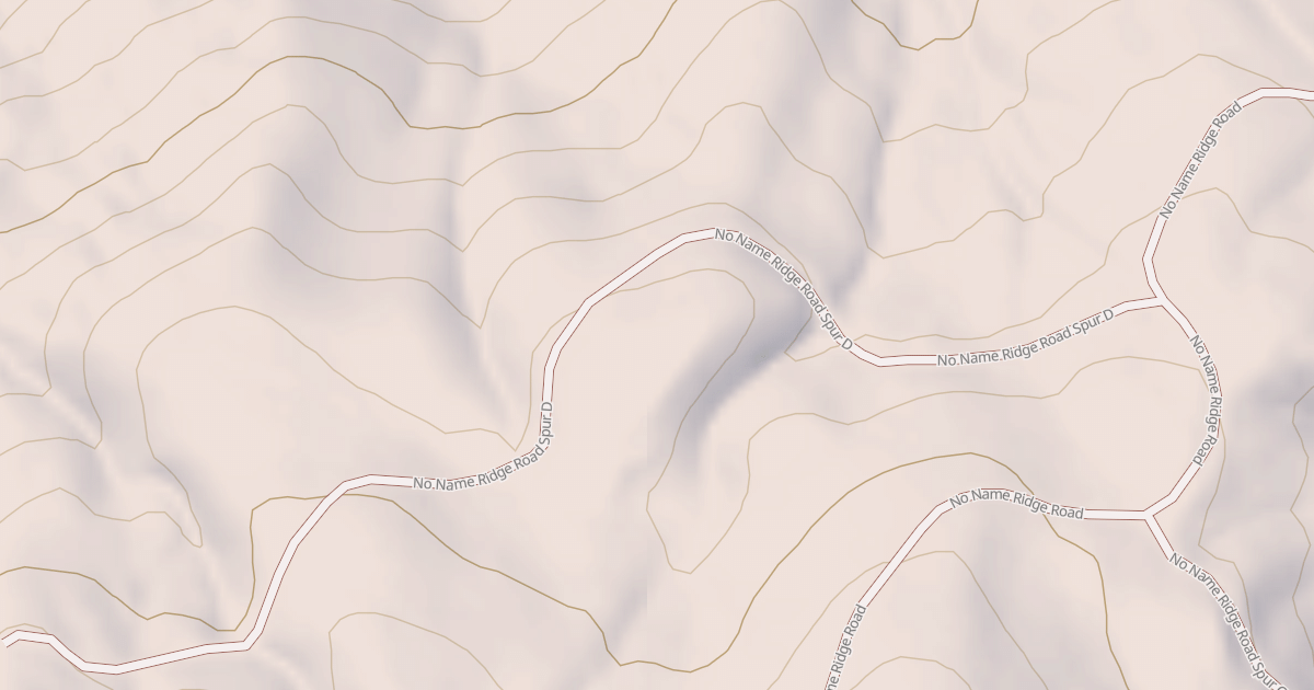 Map preview of NO NAME RIDGE SPUR D
