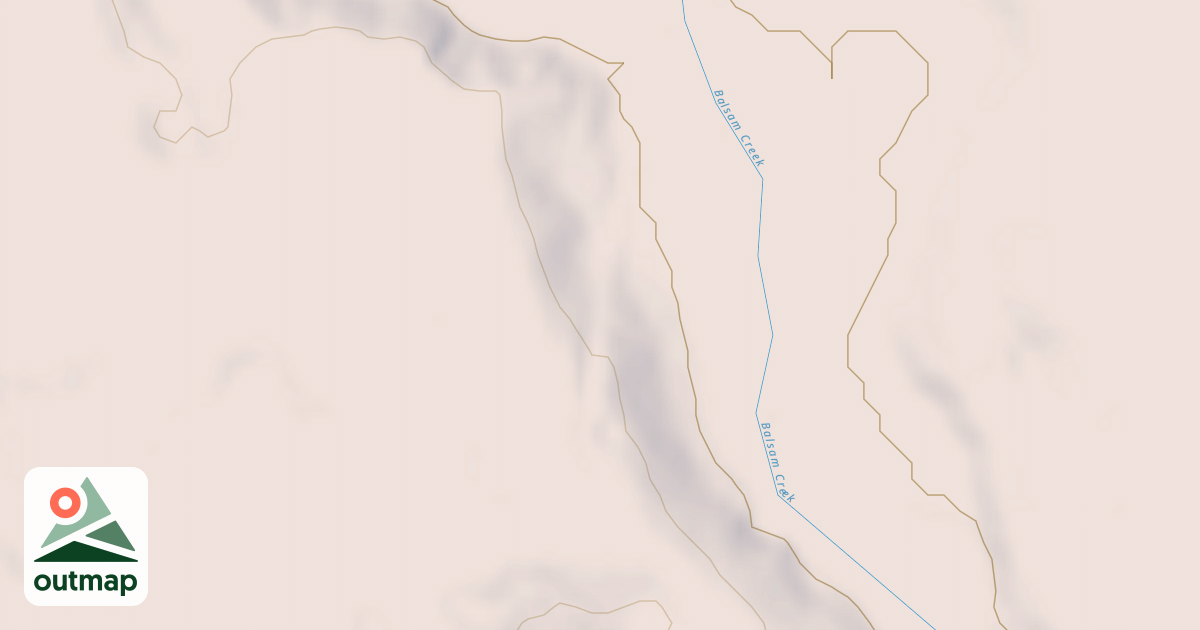 Map of Balsam Trail