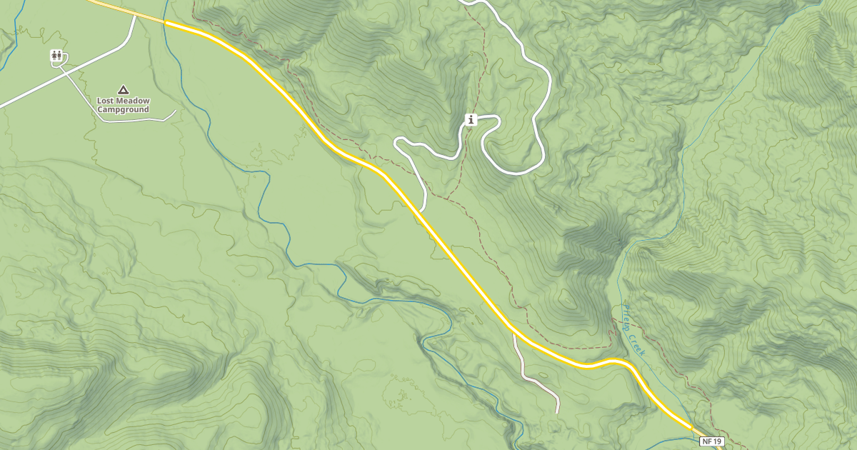 Map preview of Little Naches Road