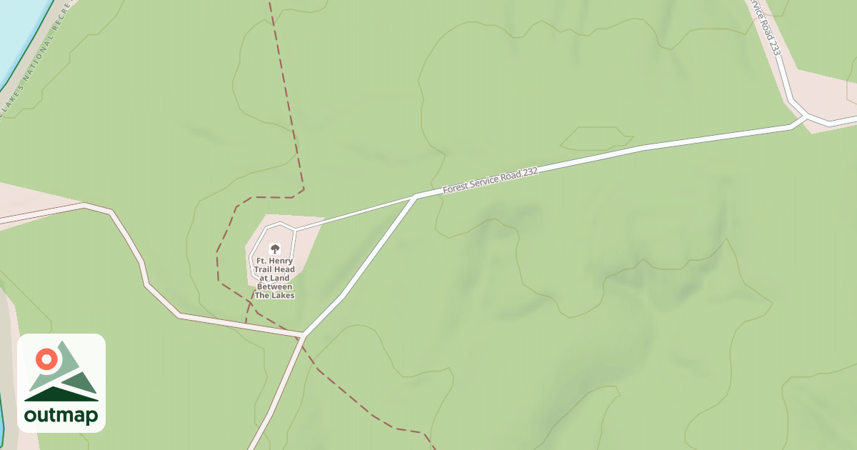 Map of FT. HENRY TRAILS ROAD