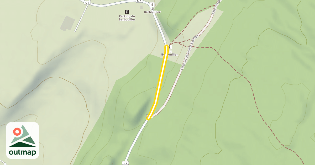 Map of Route de la Borne au Lion