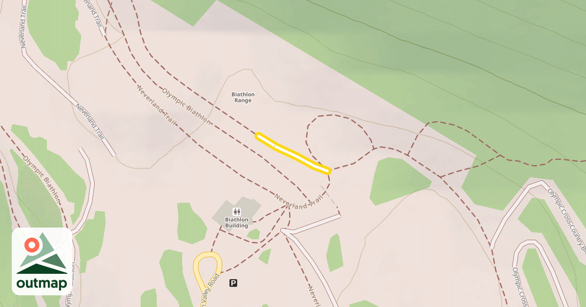 Map of Olympic Biathlon