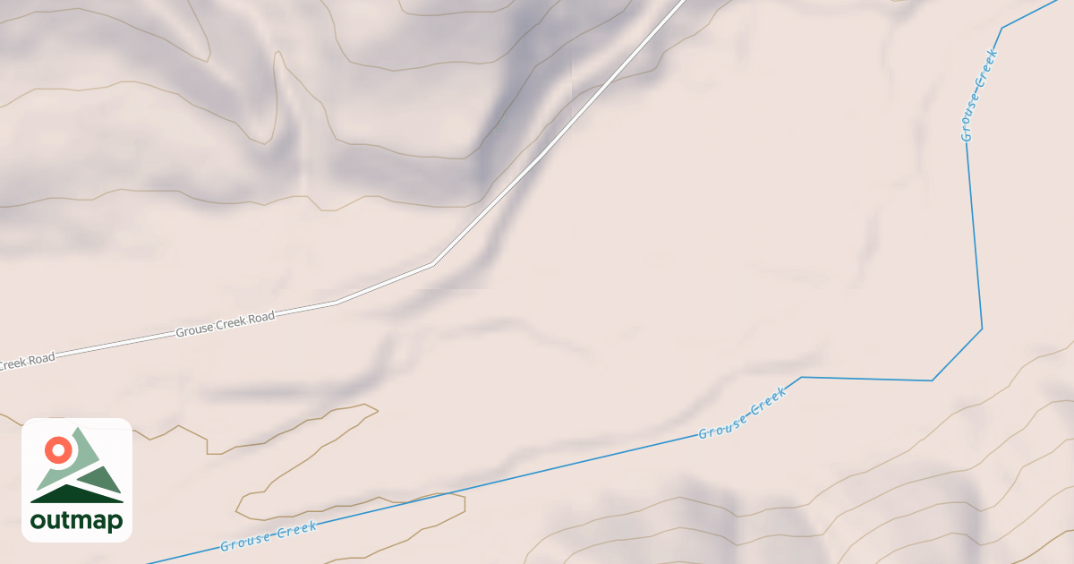Map of GROUSE FALLS