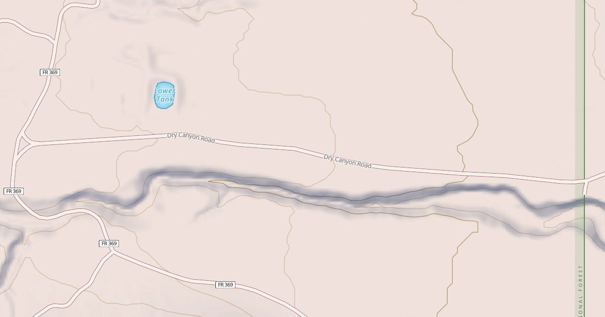 Map preview of DRY CANYON
