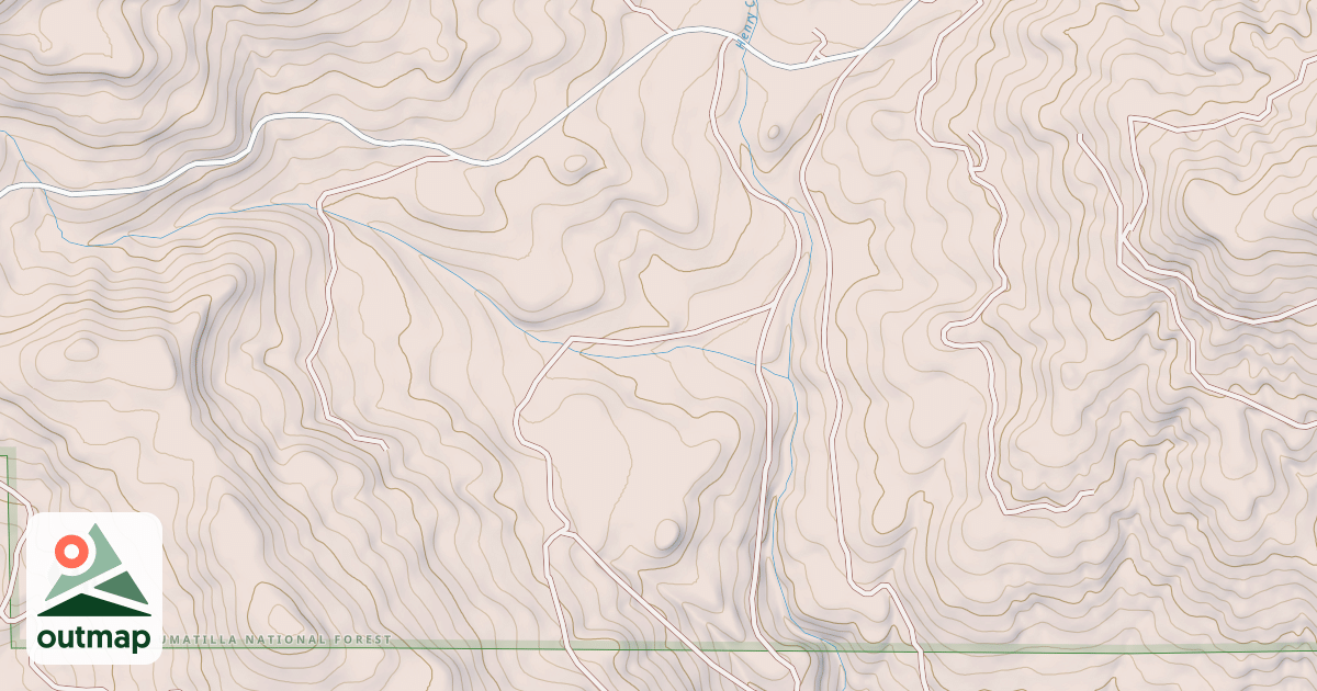 Map of DAVIS CREEK