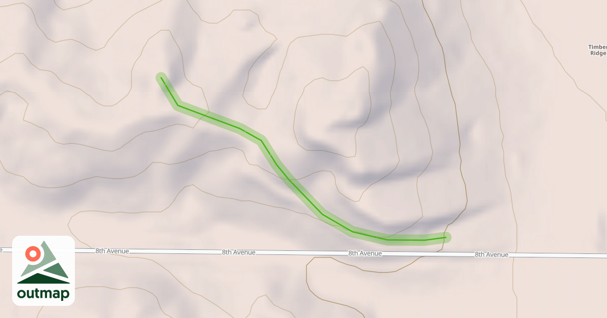 Map of Burt's Road
