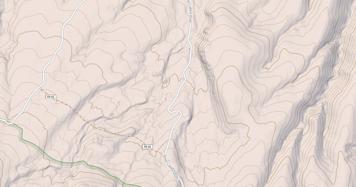 Map preview of SEVEN CABINS