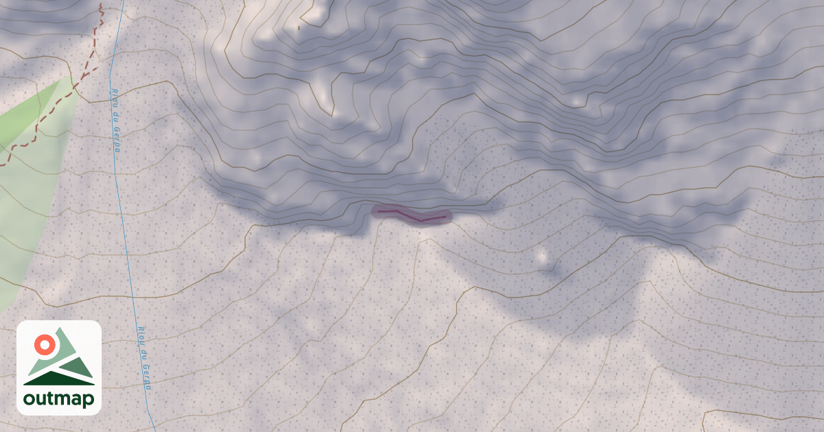 Map of Entrayques - secteur 3