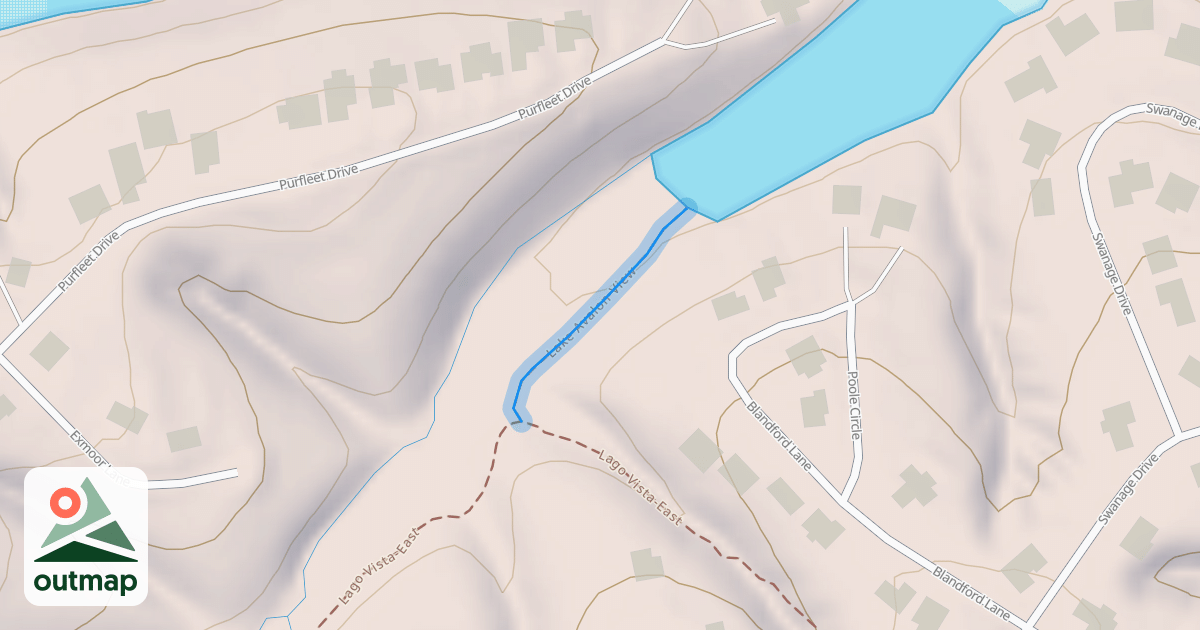 Map of Lake Avalon Vista South