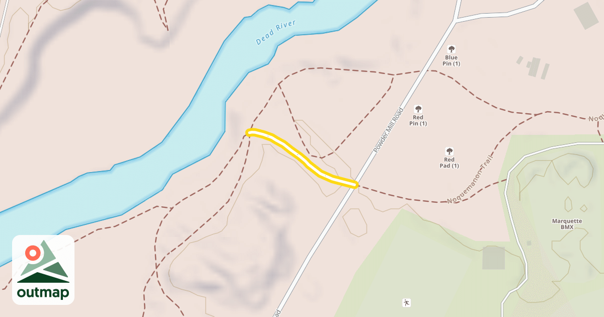 Map of Noquemanon Trail