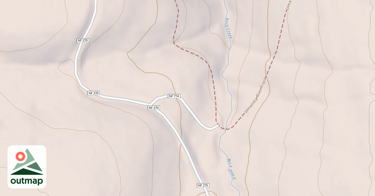 Map of USFS Motor Vehicle Use Map Roads {0715C428-DD84-4C54-839B-80B041A52810}