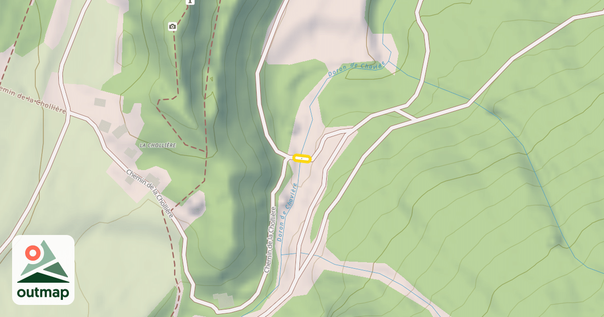 Map of Chemin de la Chollière