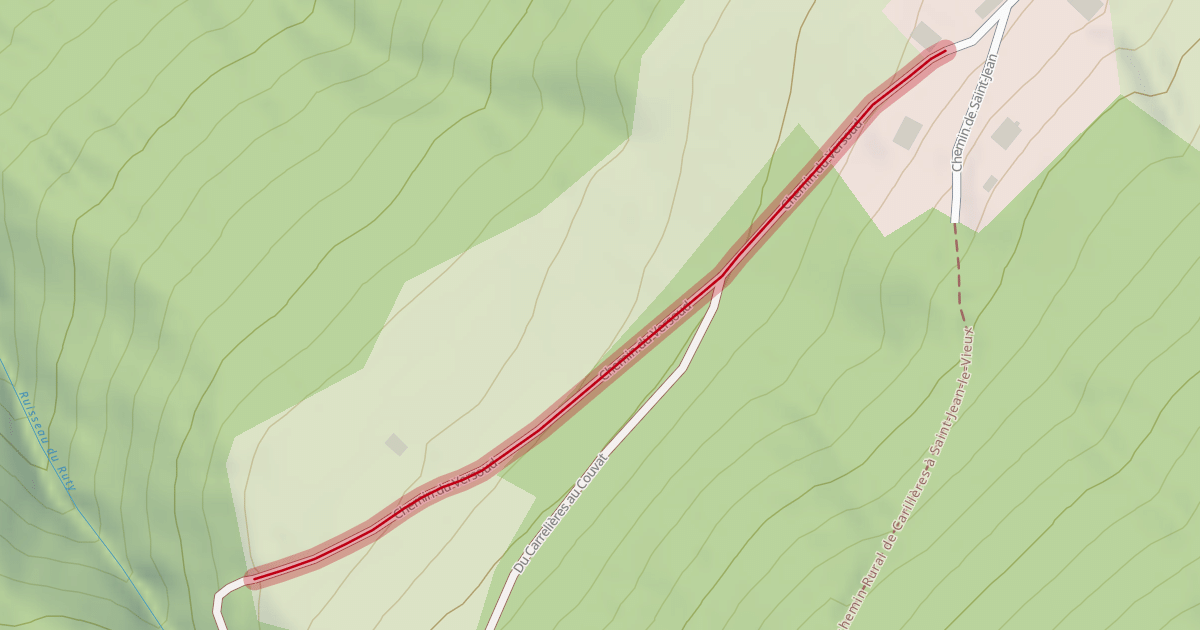 Map preview of Chemin du Versoud