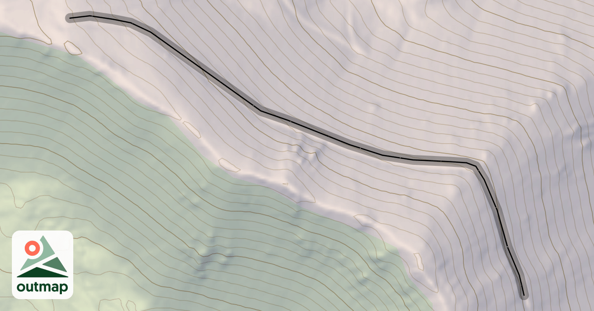 Map of Big Bill's Traverse