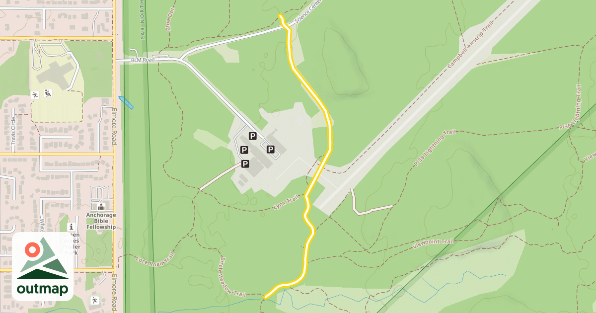 Map of Coyote Trail