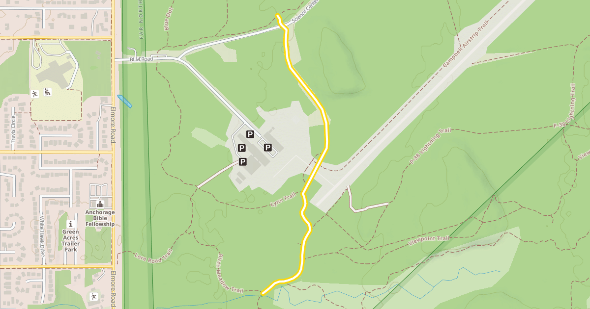 Map preview of Coyote Trail