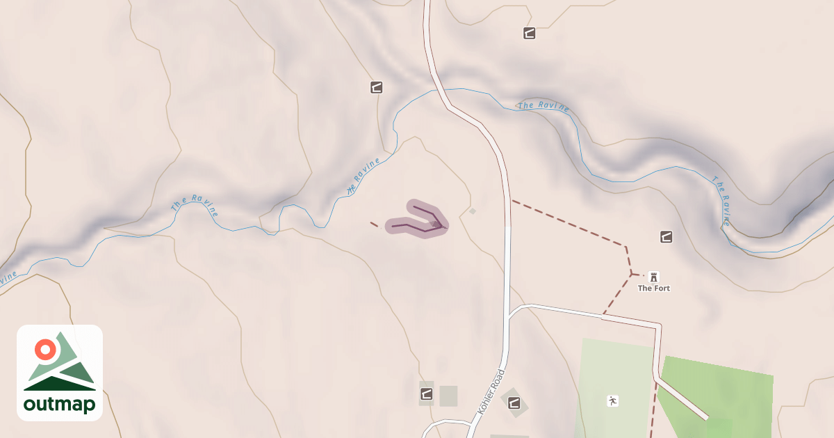 Map of Climbing Site