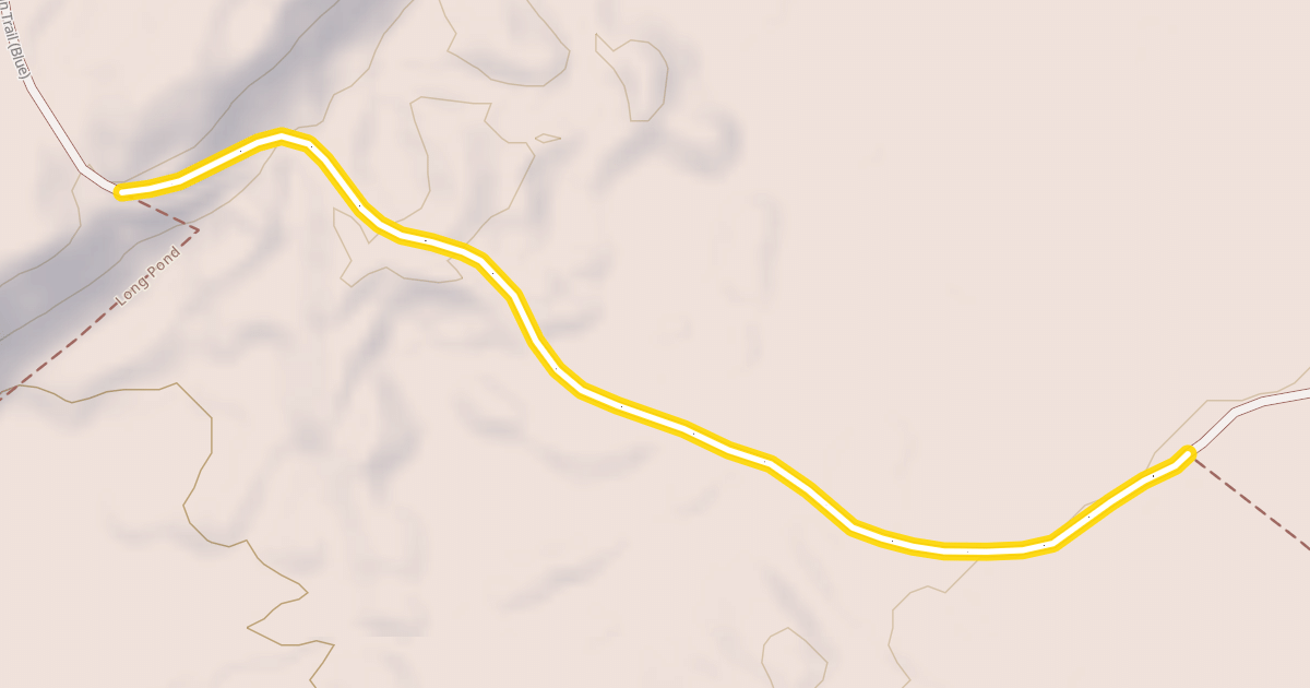 Map preview of Jenkins Mountain Trail (Blue)