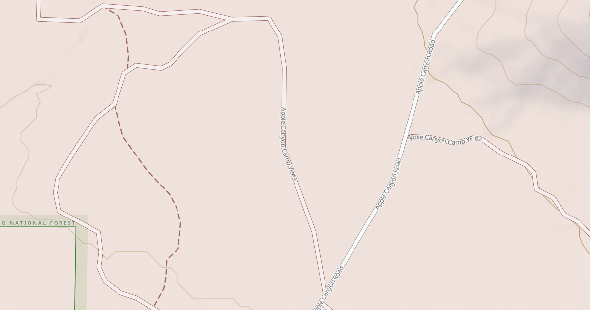Map preview of APPLE CANYON CAMP YP #3