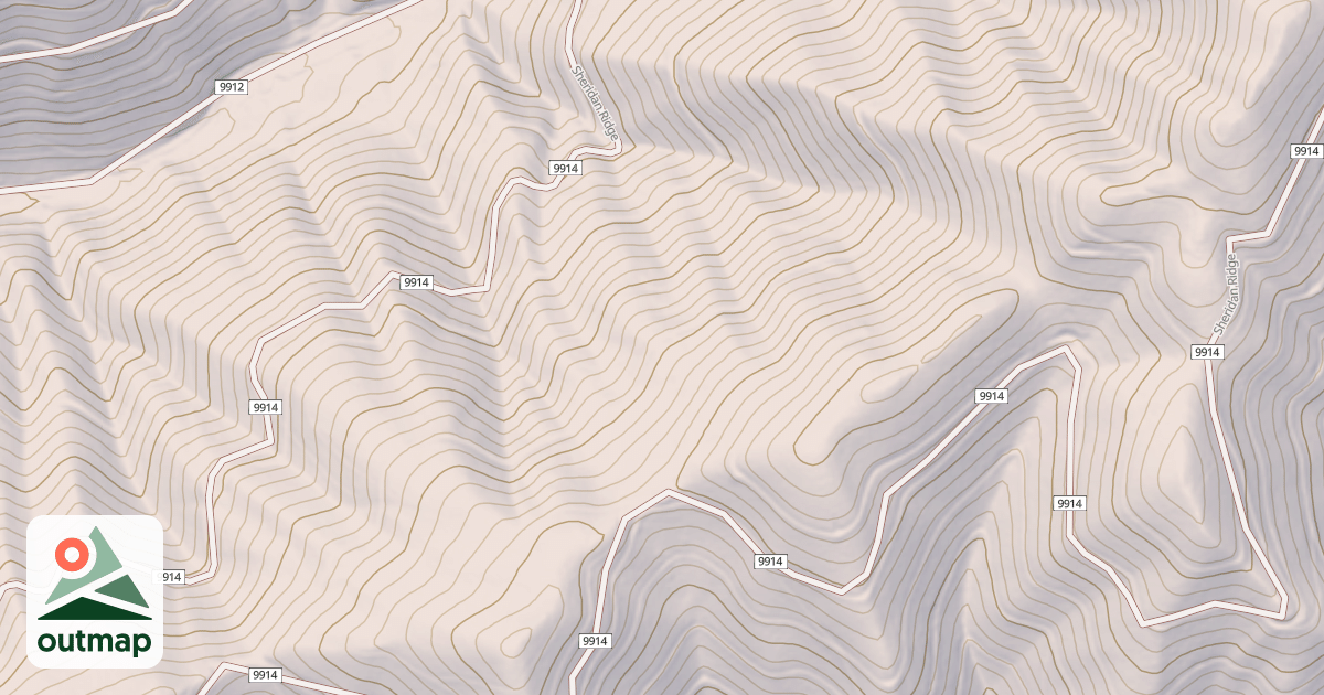 Map of SHERIDAN SPUR