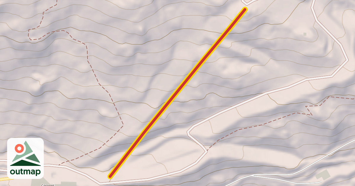 Map of Meadows Express Chairlift
