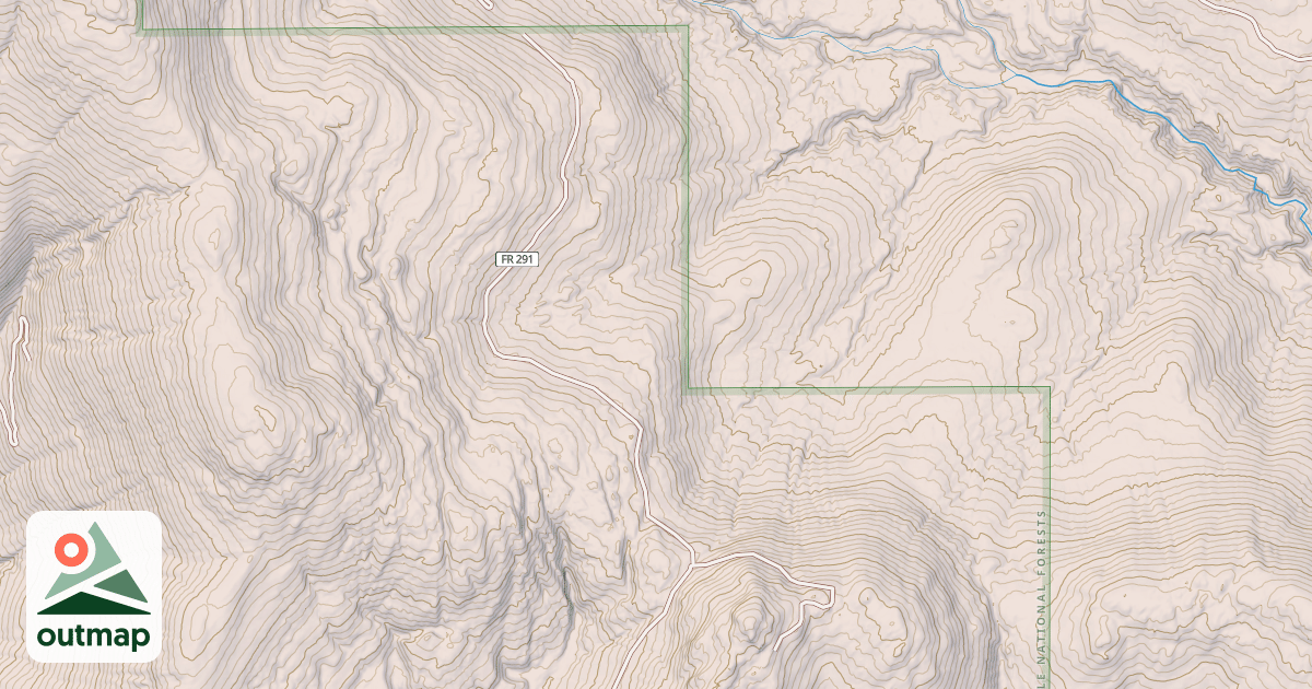 Map of DODGE PEAK