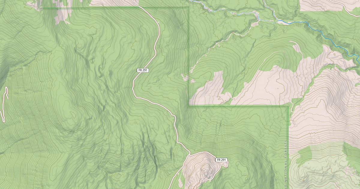Map preview of DODGE PEAK