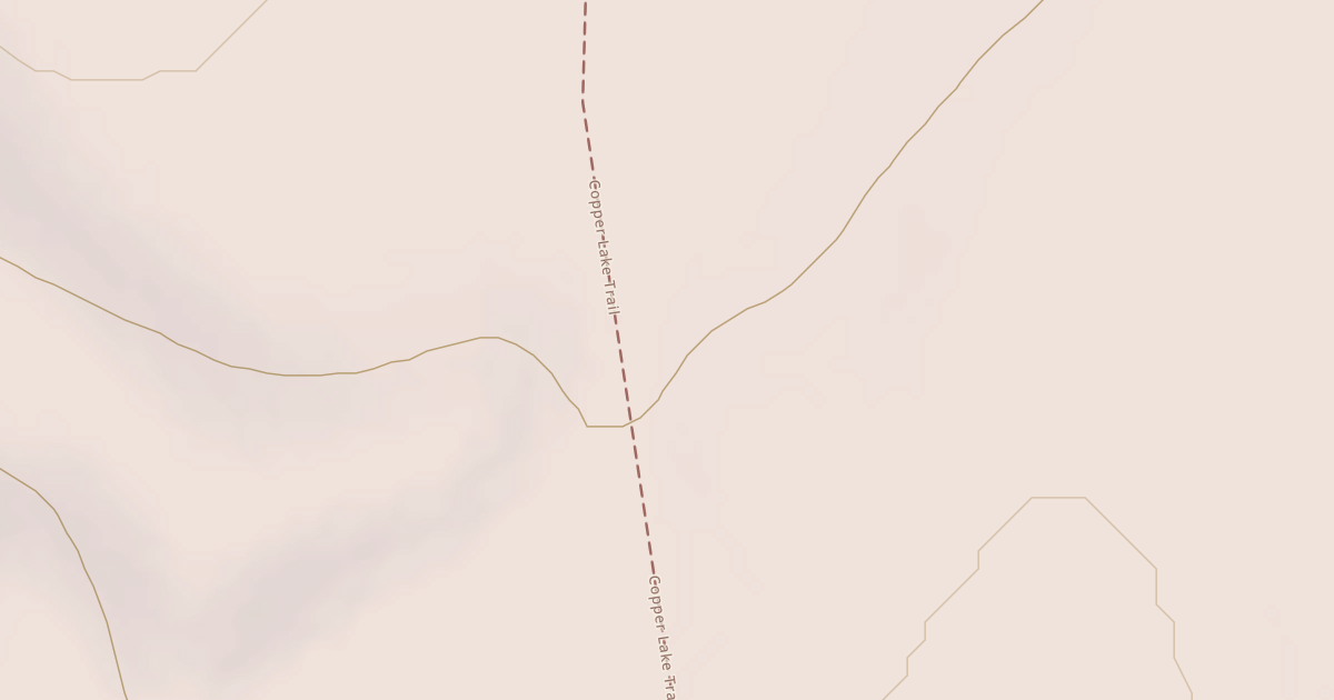 Map preview of Copper Lake Trail