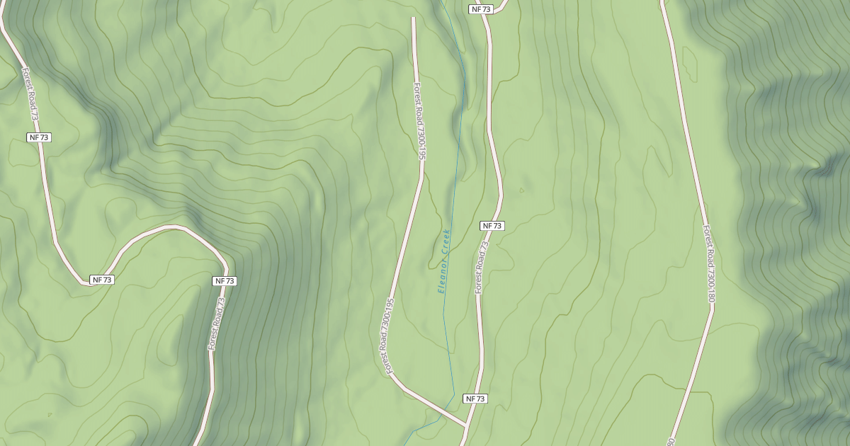 Map preview of LOWER ELEANOR CREEK