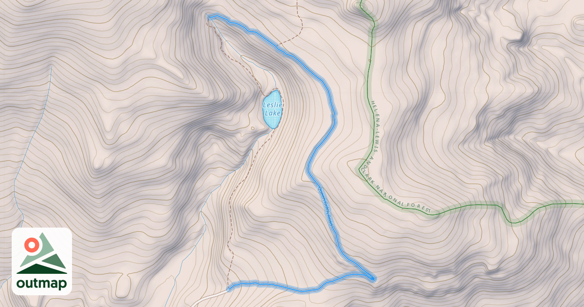 Map of Queen Gulch Road