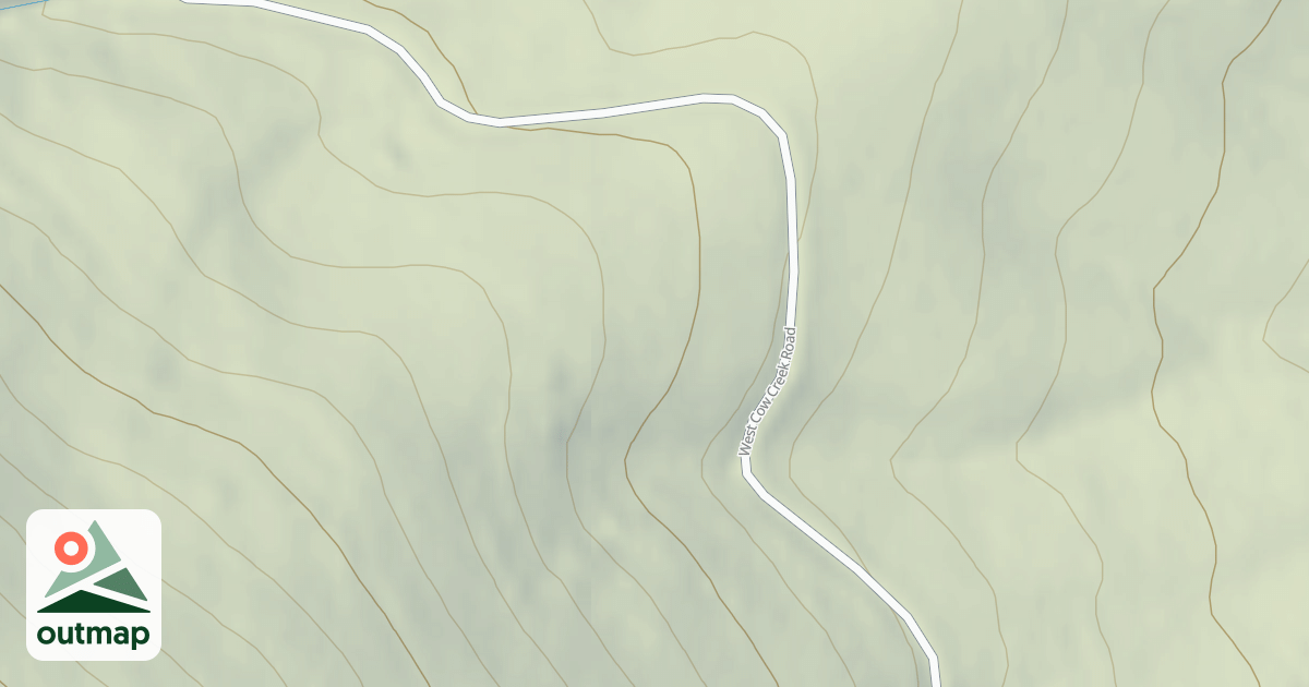 Map of (FDR) COW CREEK