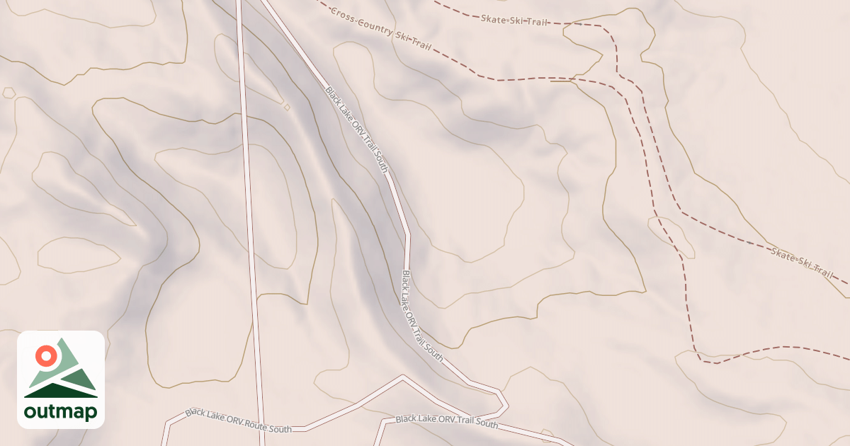 Map of Black Lake Trail