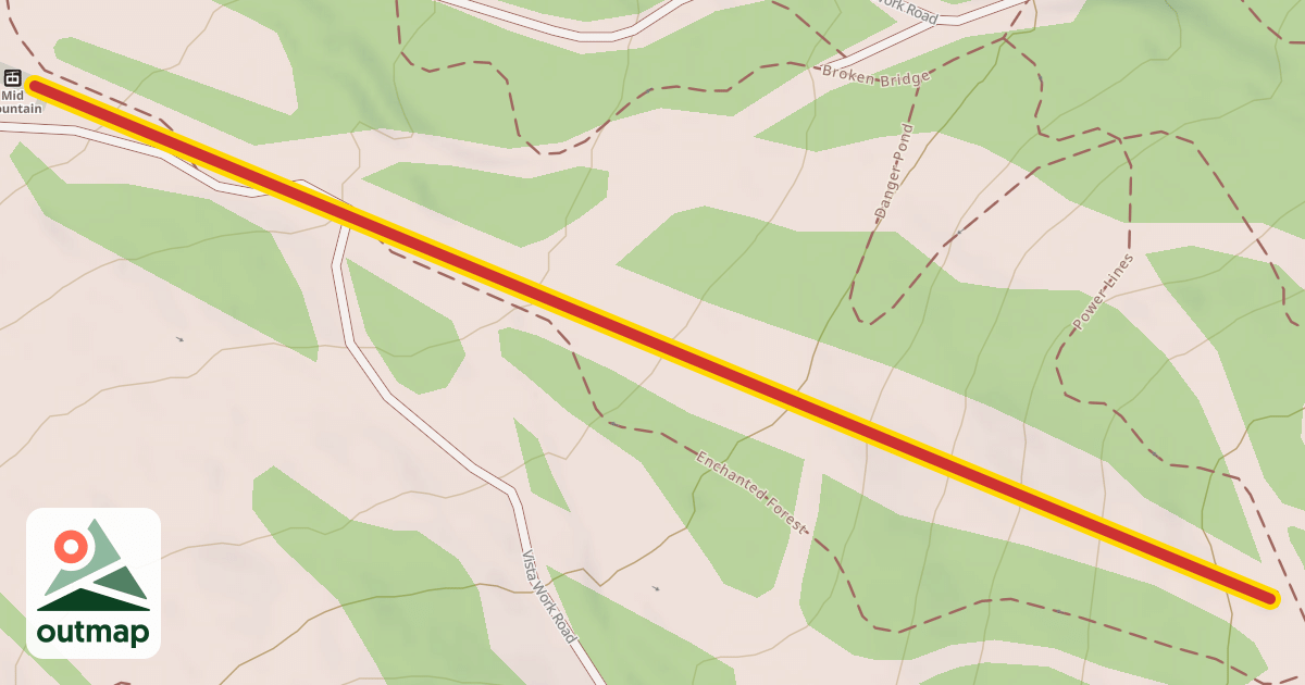 Map of Mid Mountain