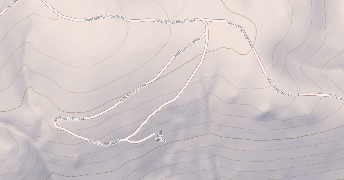 Map preview of NOEL SPRINGS
