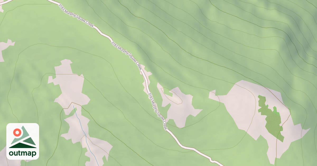Map of Murphy-Squaw Creek