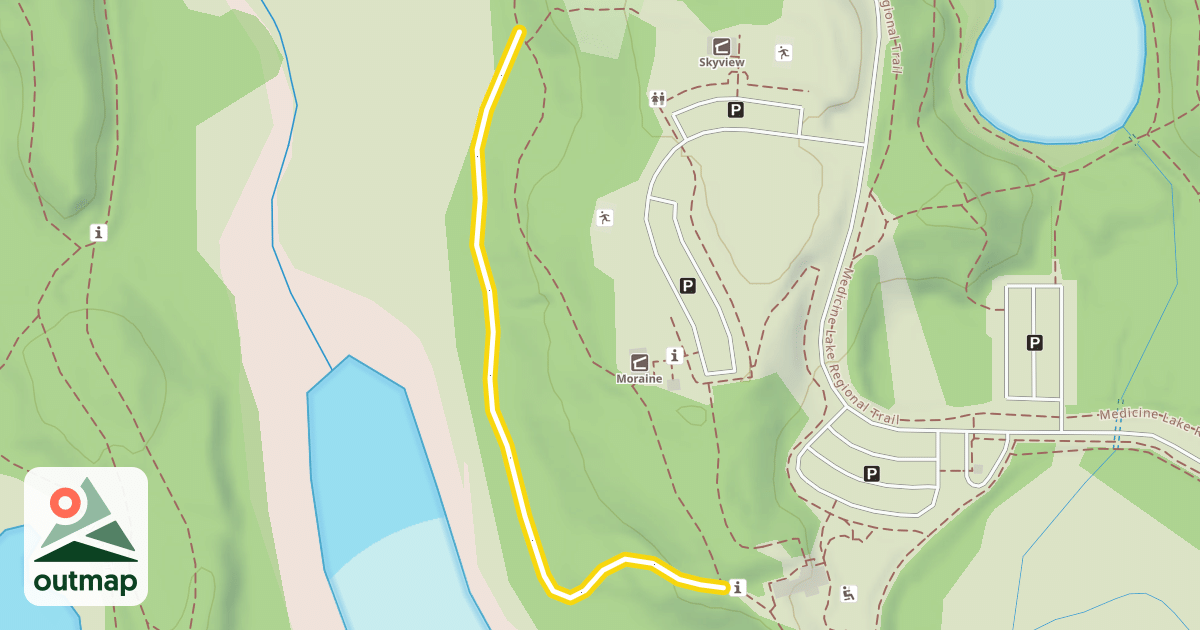 Map of Lakeview Trail