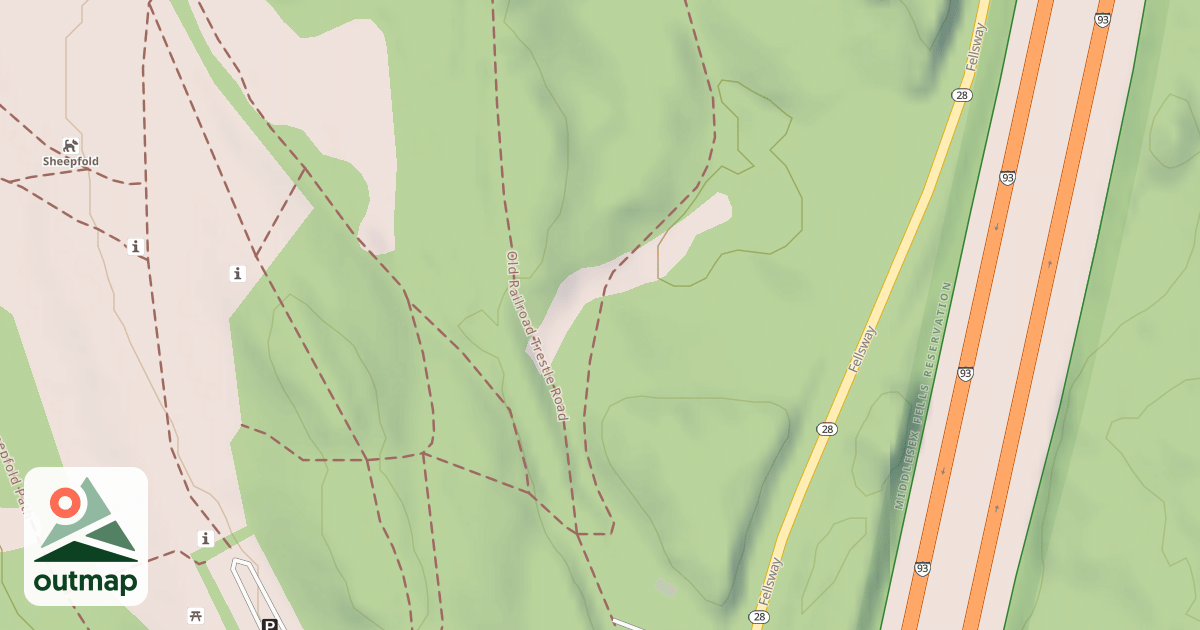 Map of Mountain Bike