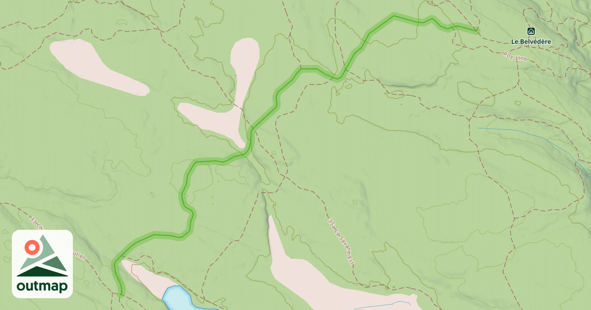 Map of 37 La Ligne Verte