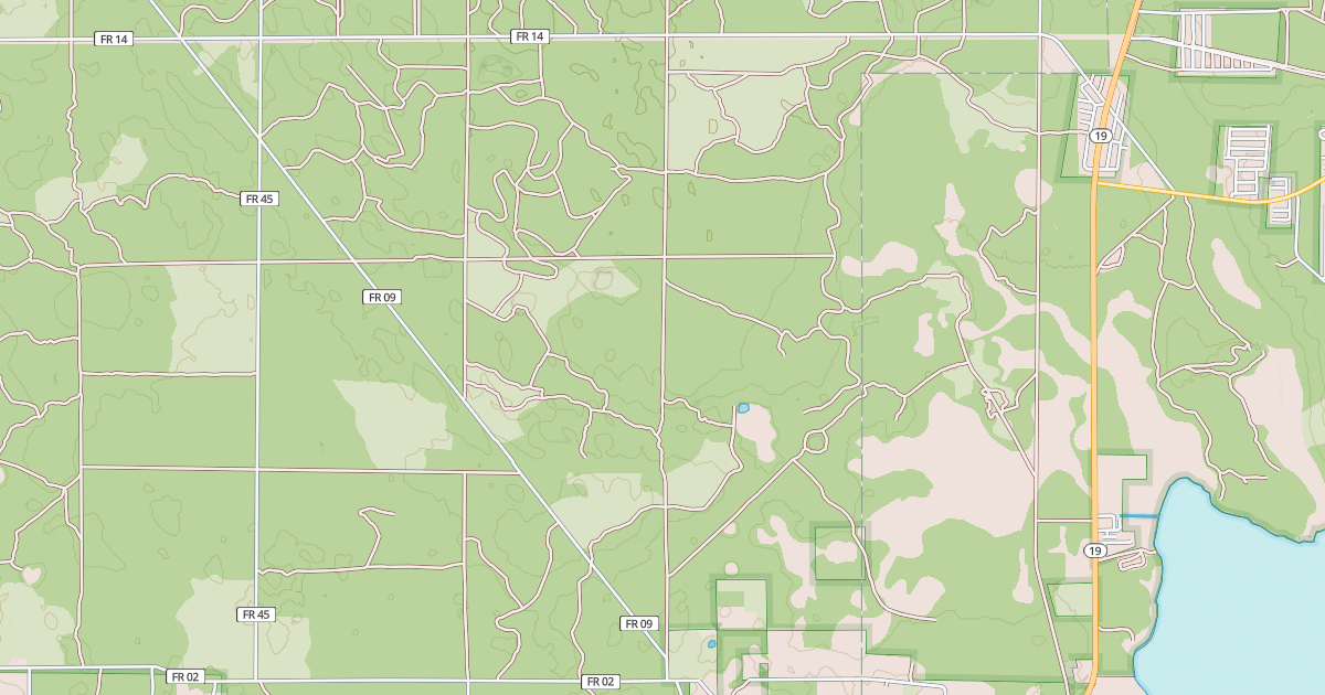 Map preview of USFS Motor Vehicle Use Map Roads {714F8E16-E9F5-4F22-A267-74FEAE1A3B19}
