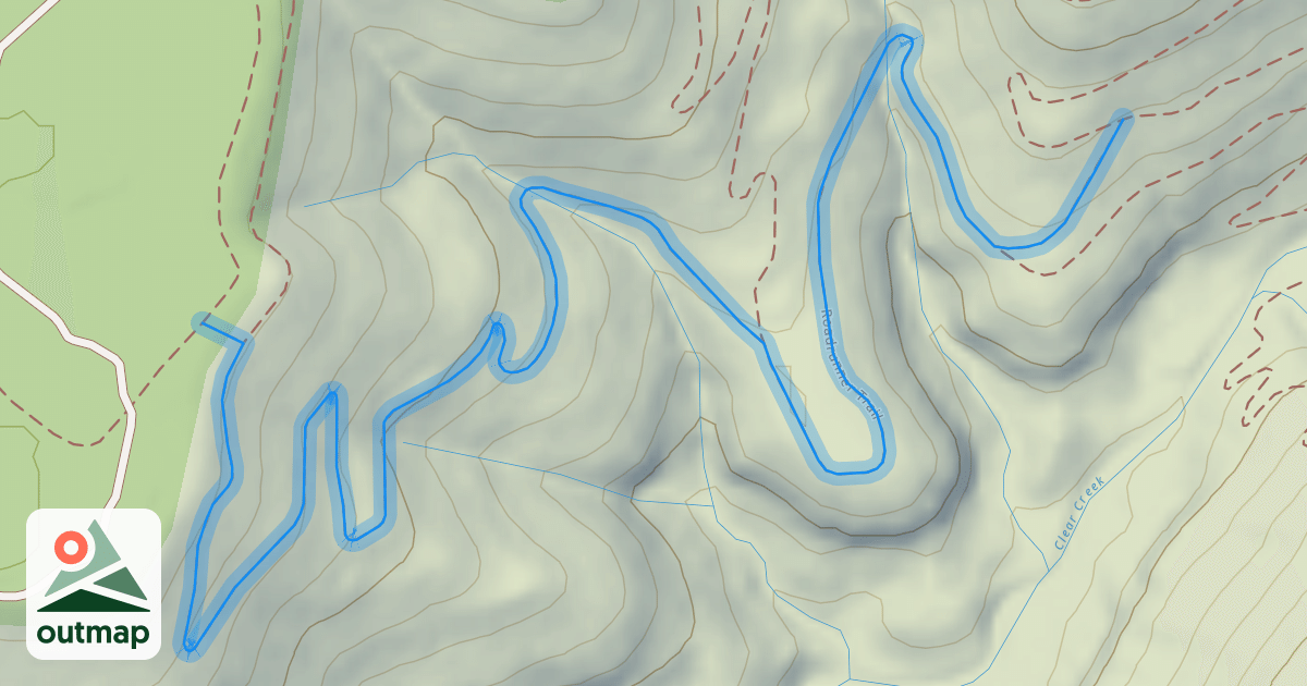 Map of Roadrunner Trail