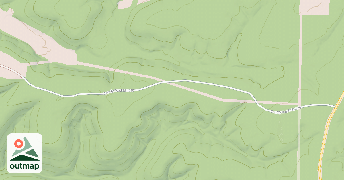 Map of FIDDLE SPRINGS RIDGE